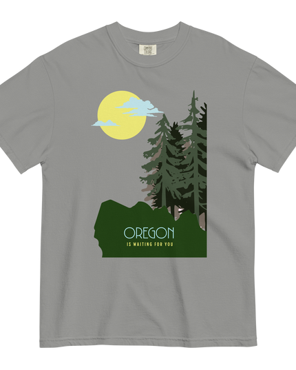 OREGON IS WAITING FOR YOU - Comfort Colors - Unisex garment-dyed heavyweight t-shirt