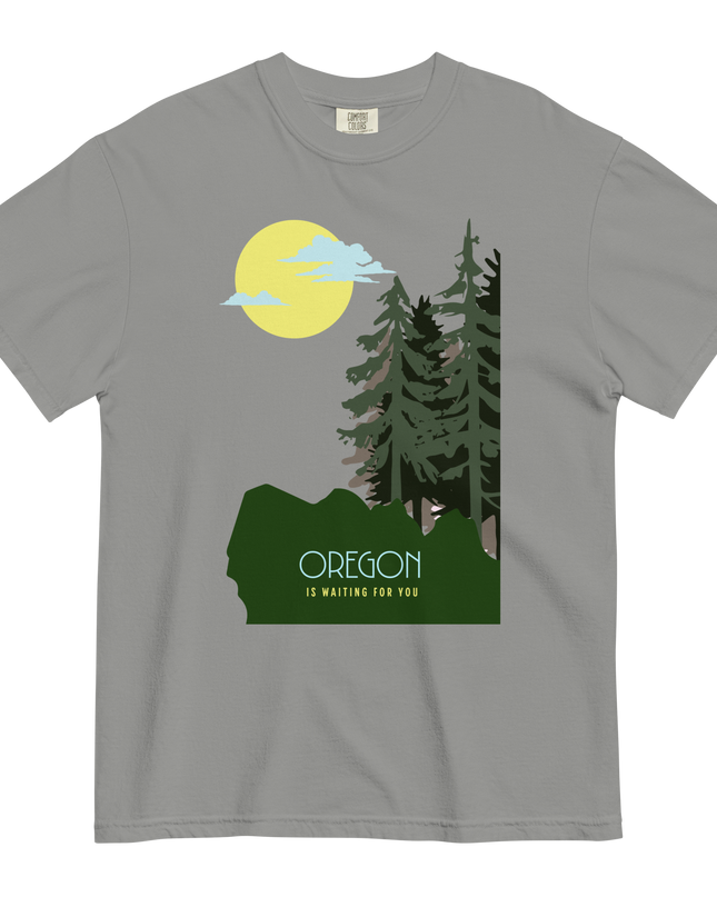 OREGON IS WAITING FOR YOU - Comfort Colors - Unisex garment-dyed heavyweight t-shirt