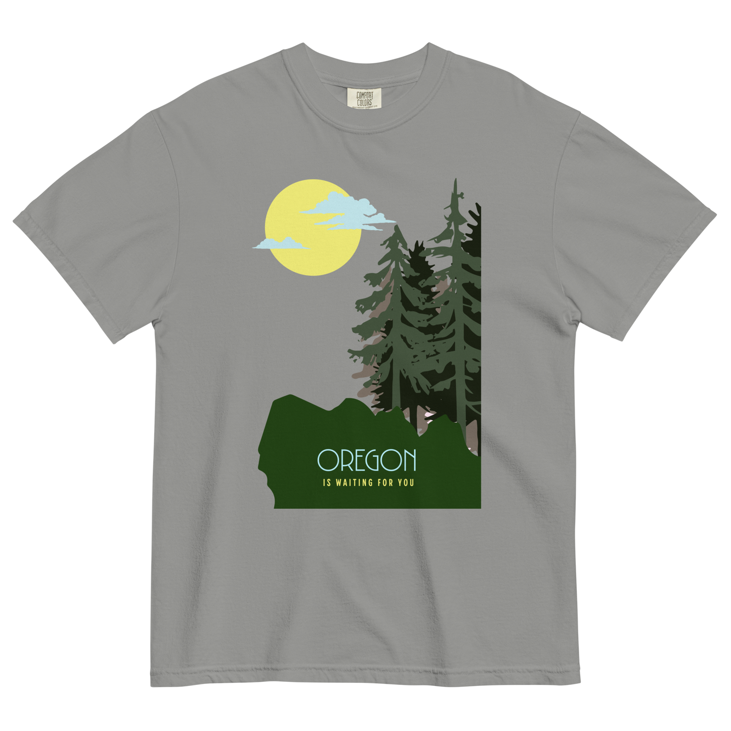OREGON IS WAITING FOR YOU - Comfort Colors - Unisex garment-dyed heavyweight t-shirt