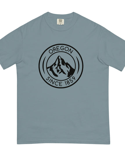 OREGON SINCE 1859 - BLACK - Comfort Colors - Unisex garment-dyed heavyweight t-shirt