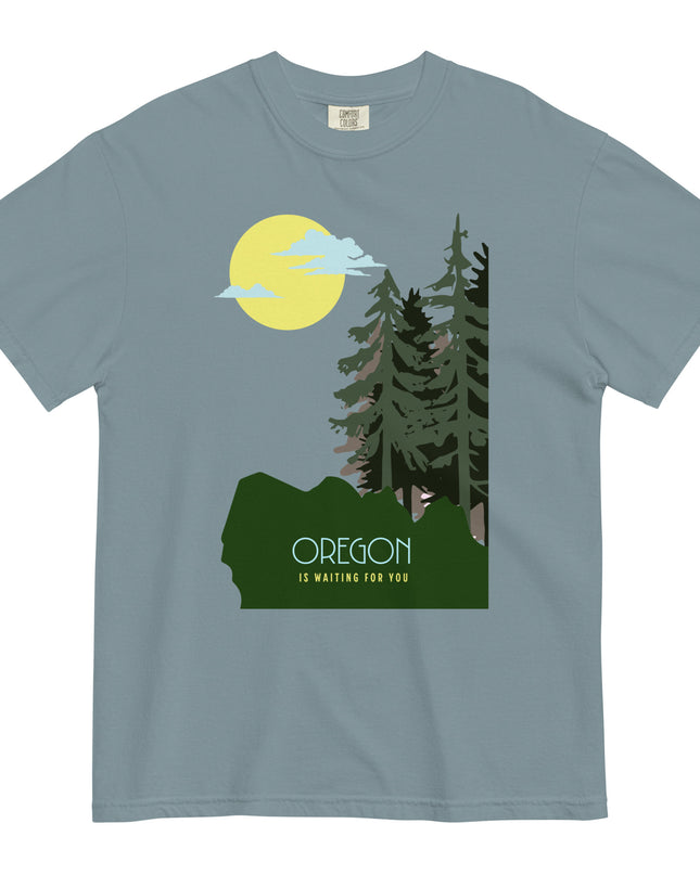 OREGON IS WAITING FOR YOU - Comfort Colors - Unisex garment-dyed heavyweight t-shirt