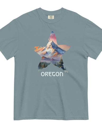 OREGON STAR - COMFOR COLORS - Unisex garment-dyed heavyweight t-shirt