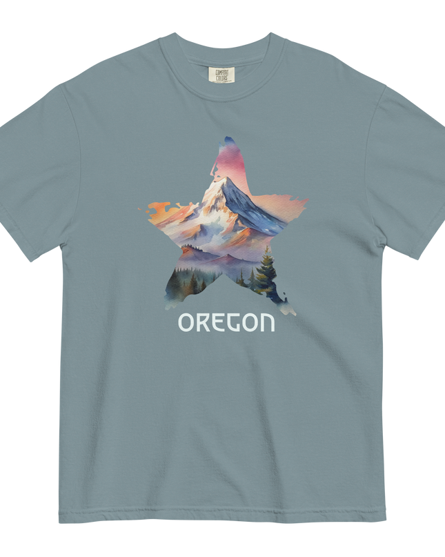 OREGON STAR - COMFOR COLORS - Unisex garment-dyed heavyweight t-shirt