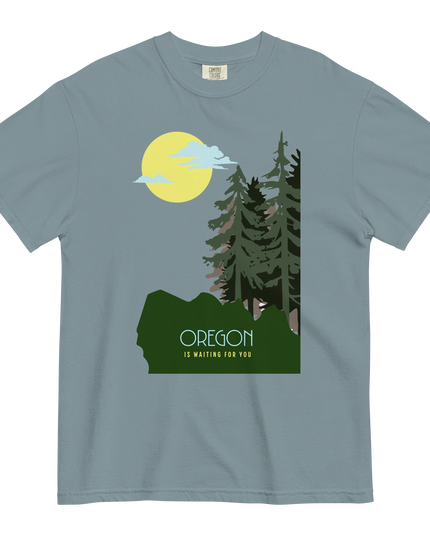 OREGON IS WAITING FOR YOU - Comfort Colors - Unisex garment-dyed heavyweight t-shirt