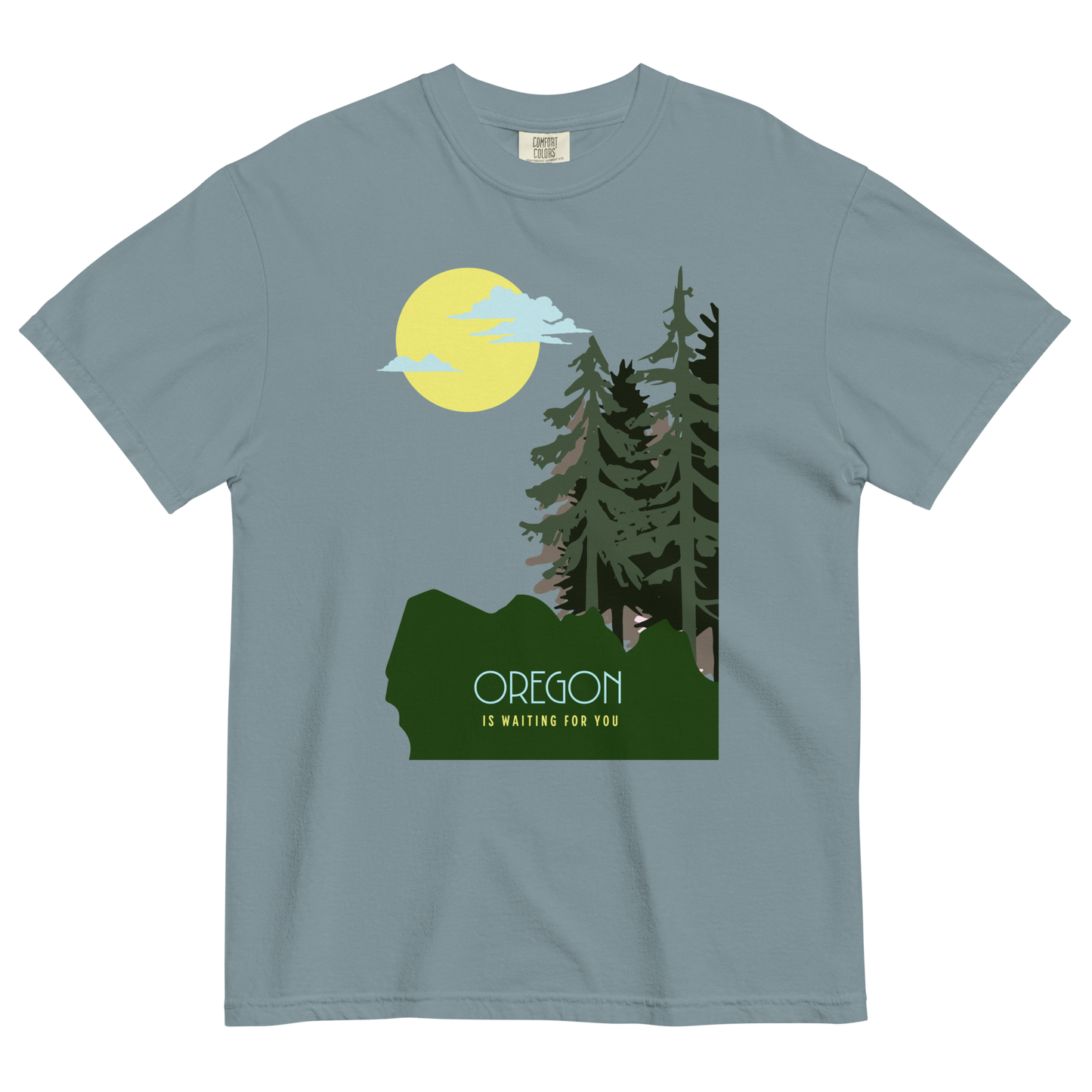 OREGON IS WAITING FOR YOU - Comfort Colors - Unisex garment-dyed heavyweight t-shirt