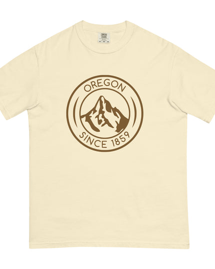 OREGON SINCE 1859 - BROWN - Comfort Colors - Unisex garment-dyed heavyweight t-shirt