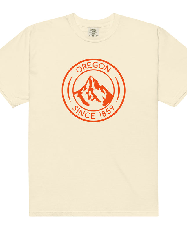 OREGON SINCE 1859 - ORANGE - Comfort Colors - Unisex garment-dyed heavyweight t-shirt