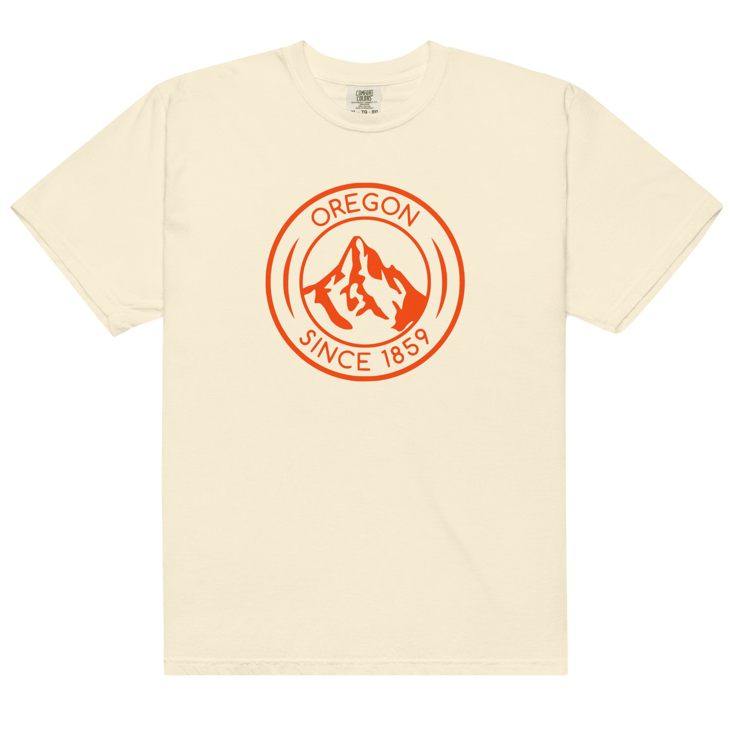 OREGON SINCE 1859 - ORANGE - Comfort Colors - Unisex garment-dyed heavyweight t-shirt