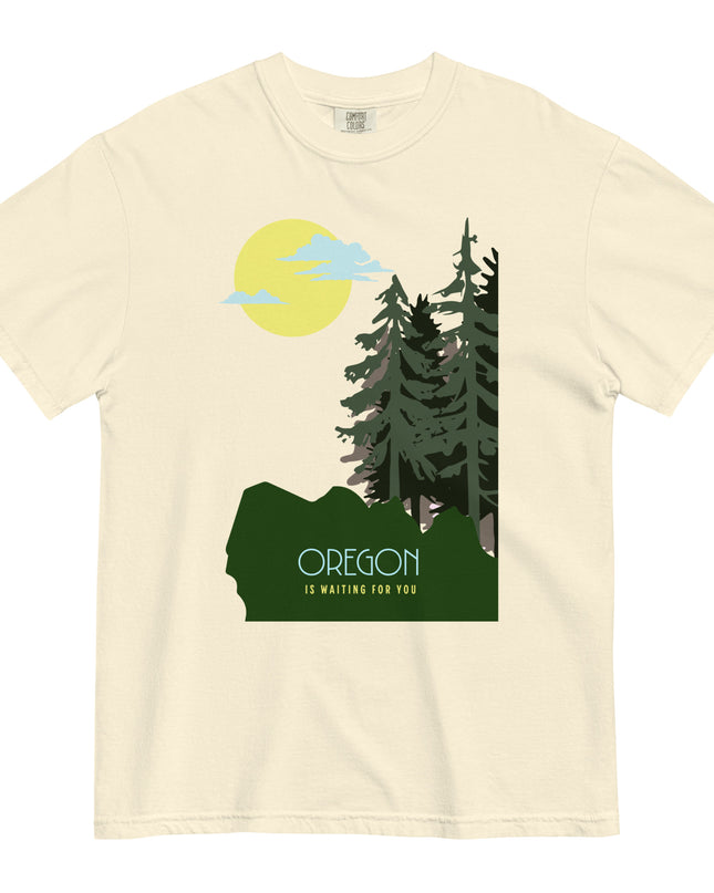 OREGON IS WAITING FOR YOU - Comfort Colors - Unisex garment-dyed heavyweight t-shirt
