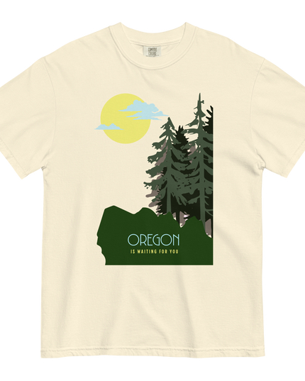 OREGON IS WAITING FOR YOU - Comfort Colors - Unisex garment-dyed heavyweight t-shirt