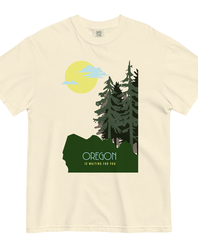 OREGON IS WAITING FOR YOU - Comfort Colors - Unisex garment-dyed heavyweight t-shirt