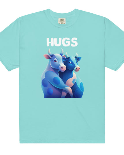 HUGS - Cows - Comfort Colors -Unisex garment-dyed heavyweight t-shirt