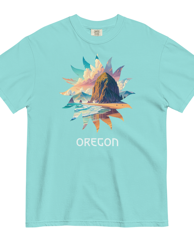 OREGON BEACHES - COMFORT COLORS - Unisex garment-dyed heavyweight t-shirt