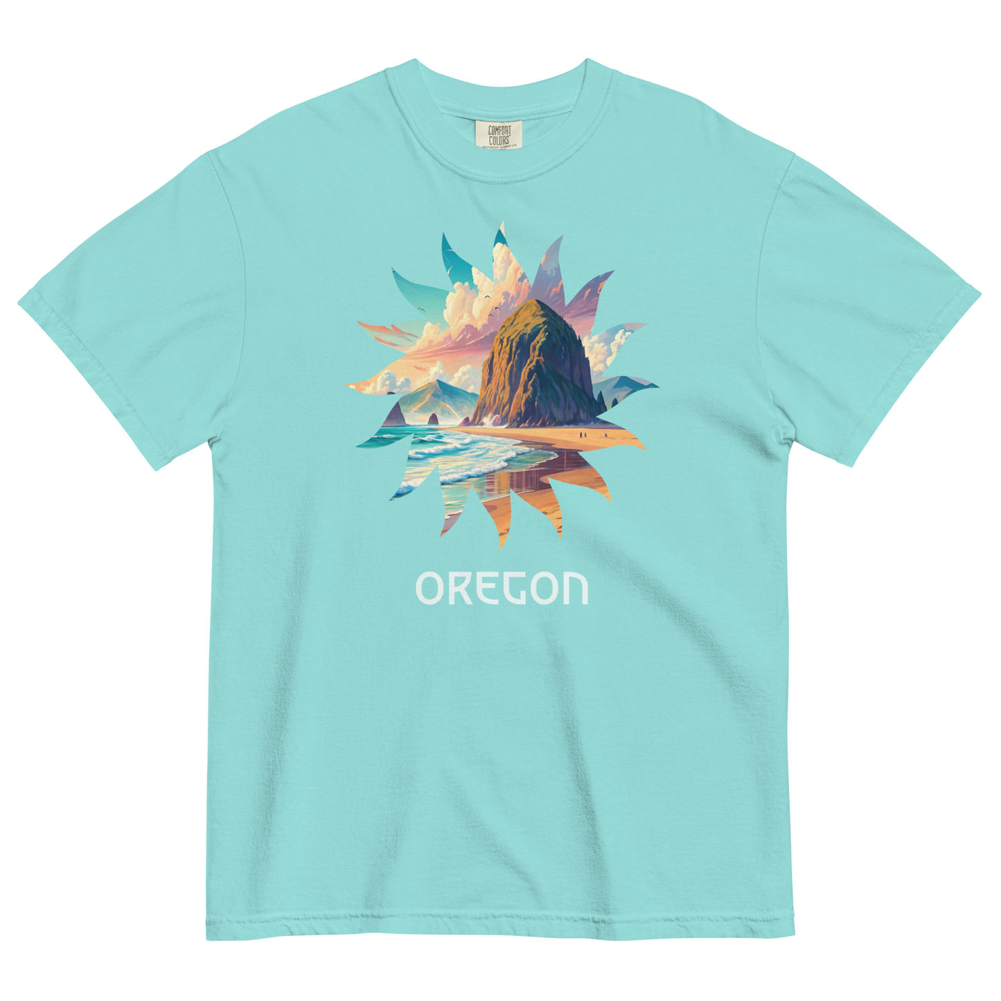 OREGON BEACHES - COMFORT COLORS - Unisex garment-dyed heavyweight t-shirt