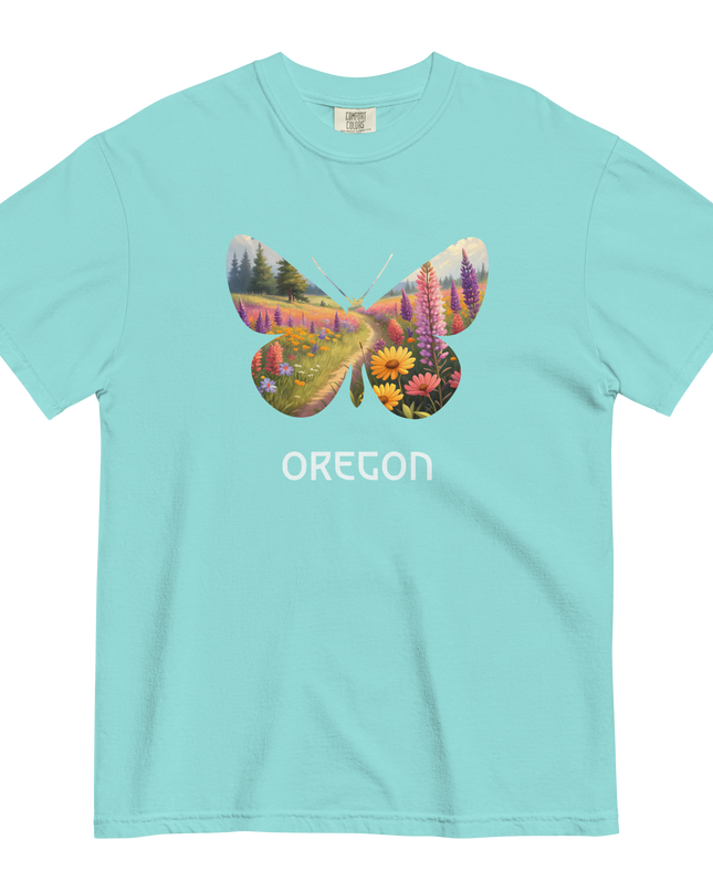 OREGON WILD FLOWERS - COMFORT COLORS - Unisex garment-dyed heavyweight t-shirt