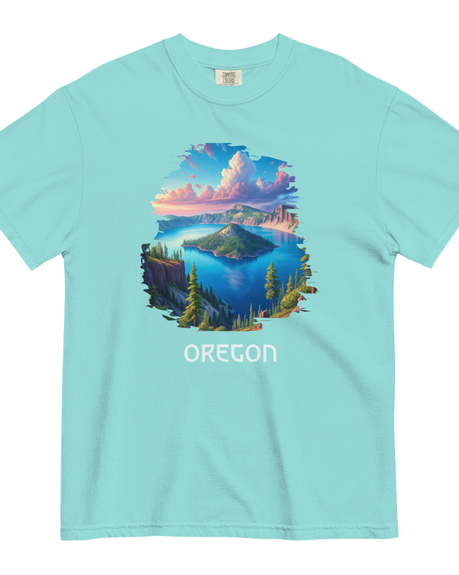 OREGON - CRATER LAKE - COMFORT COLORS - Unisex garment-dyed heavyweight t-shirt