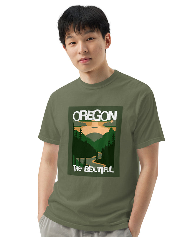 Oregon The Beautiful - Unisex garment-dyed heavyweight t-shirt