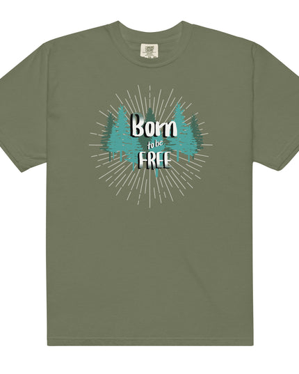 Born to Be Free - Unisex garment-dyed heavyweight t-shirt