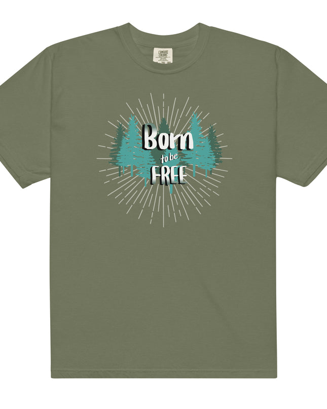 Born to Be Free - Unisex garment-dyed heavyweight t-shirt
