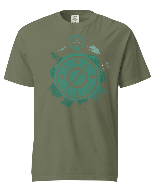 NW to Oregon - Unisex garment-dyed heavyweight t-shirt