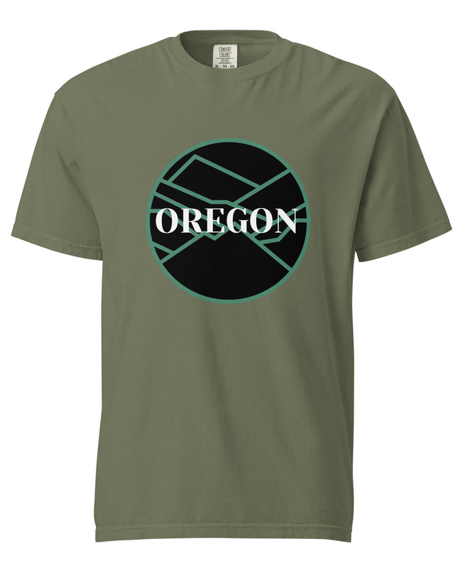 OREGON - Unisex garment-dyed heavyweight t-shirt