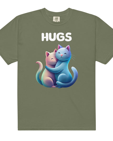HUGS - CATS - Comfort Colors - Unisex garment-dyed heavyweight t-shirt