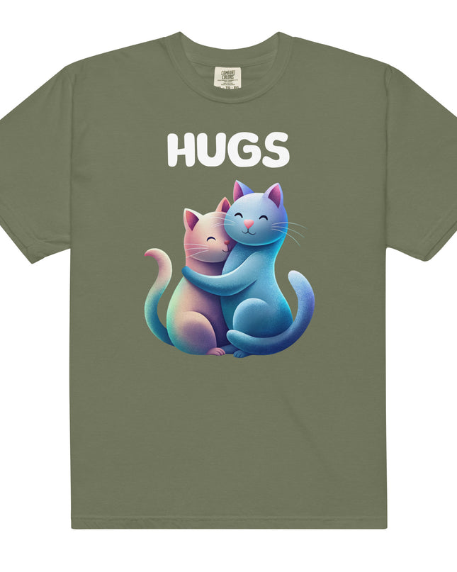 HUGS - CATS - Comfort Colors - Unisex garment-dyed heavyweight t-shirt