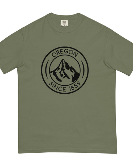 OREGON SINCE 1859 - BLACK - Comfort Colors - Unisex garment-dyed heavyweight t-shirt