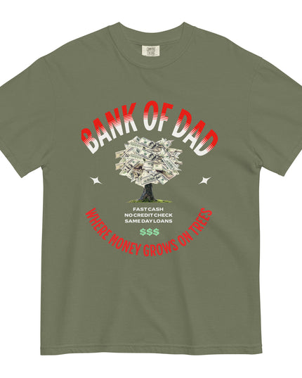 BANK OF DAD - Comfort Colors - Unisex garment-dyed heavyweight t-shirt