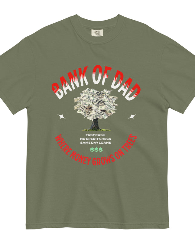 BANK OF DAD - Comfort Colors - Unisex garment-dyed heavyweight t-shirt