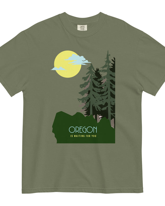 OREGON IS WAITING FOR YOU - Comfort Colors - Unisex garment-dyed heavyweight t-shirt