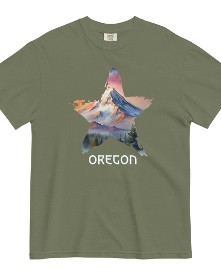 OREGON STAR - COMFOR COLORS - Unisex garment-dyed heavyweight t-shirt
