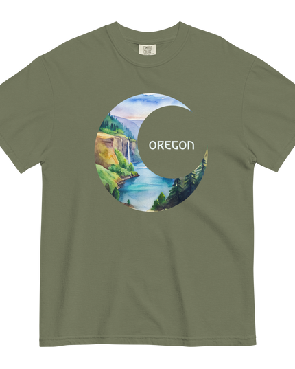 OREGON MOON- COMFORT COLORS - Unisex garment-dyed heavyweight t-shirt