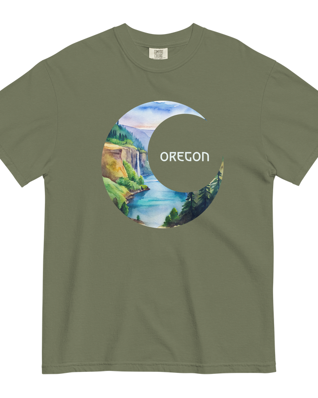 OREGON MOON- COMFORT COLORS - Unisex garment-dyed heavyweight t-shirt