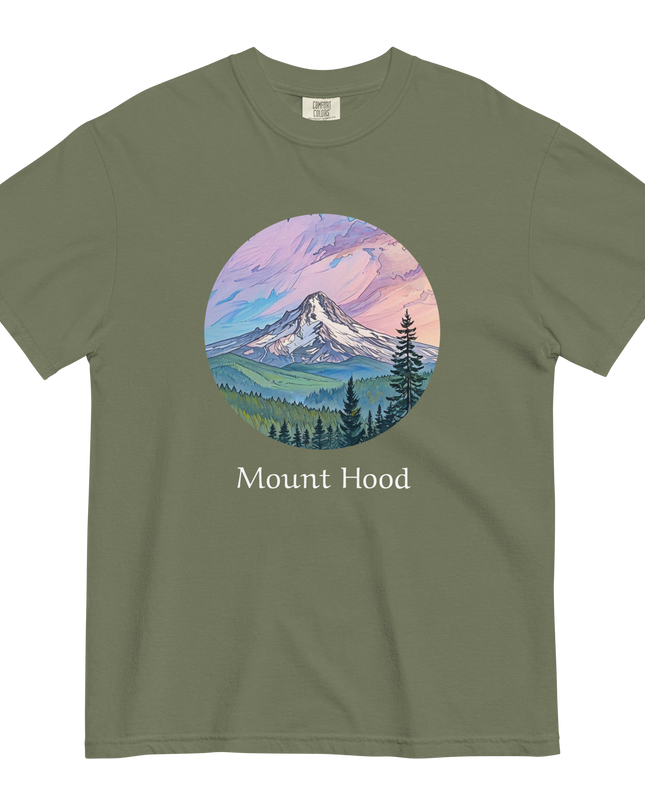 MOUNT HOOD - COMFORT COLORS - Unisex garment-dyed heavyweight t-shirt