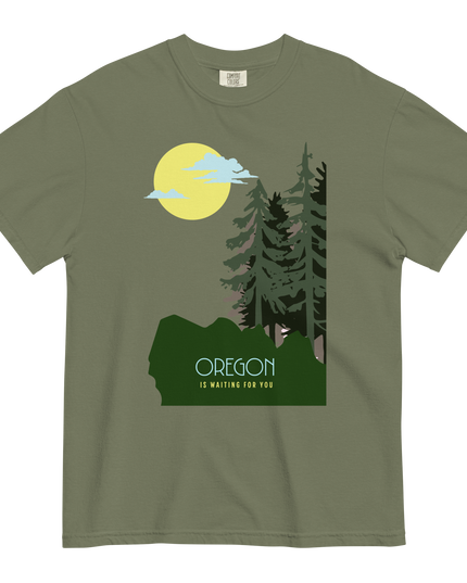 OREGON IS WAITING FOR YOU - Comfort Colors - Unisex garment-dyed heavyweight t-shirt