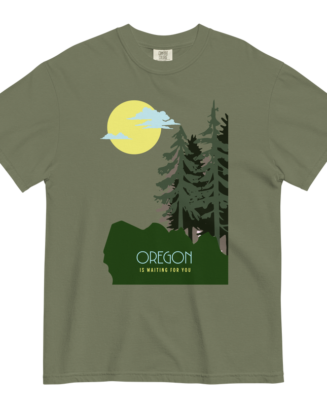 OREGON IS WAITING FOR YOU - Comfort Colors - Unisex garment-dyed heavyweight t-shirt