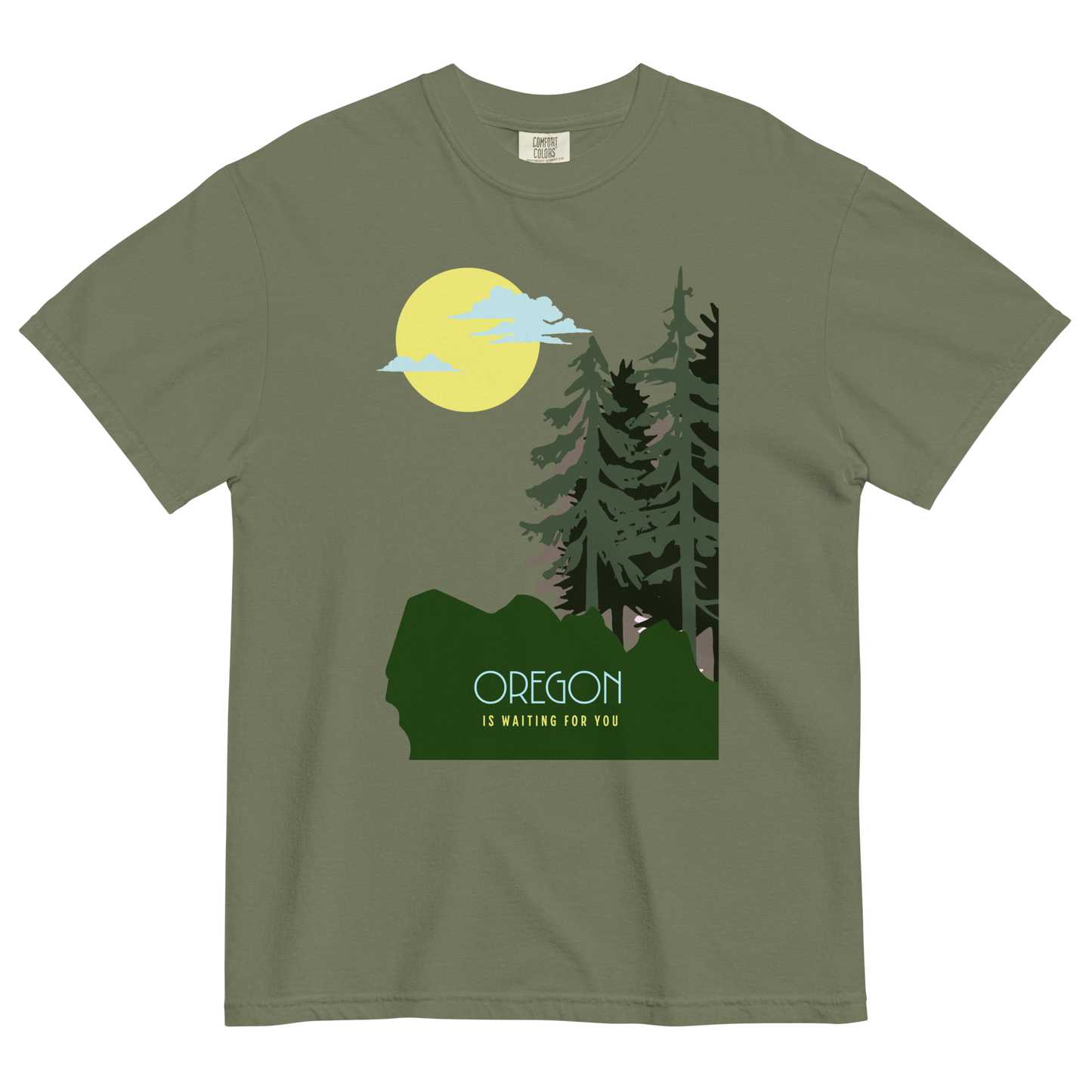 OREGON IS WAITING FOR YOU - Comfort Colors - Unisex garment-dyed heavyweight t-shirt