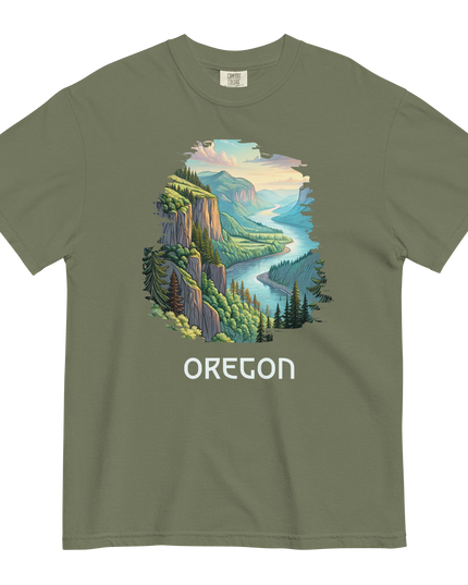 OREGON GORGE - COMFORT COLORS - Unisex garment-dyed heavyweight t-shirt