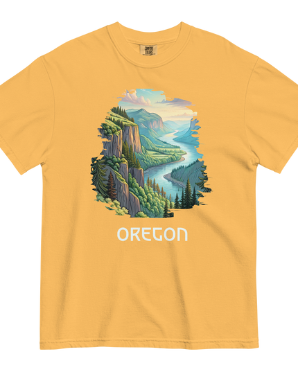 OREGON GORGE - COMFORT COLORS - Unisex garment-dyed heavyweight t-shirt