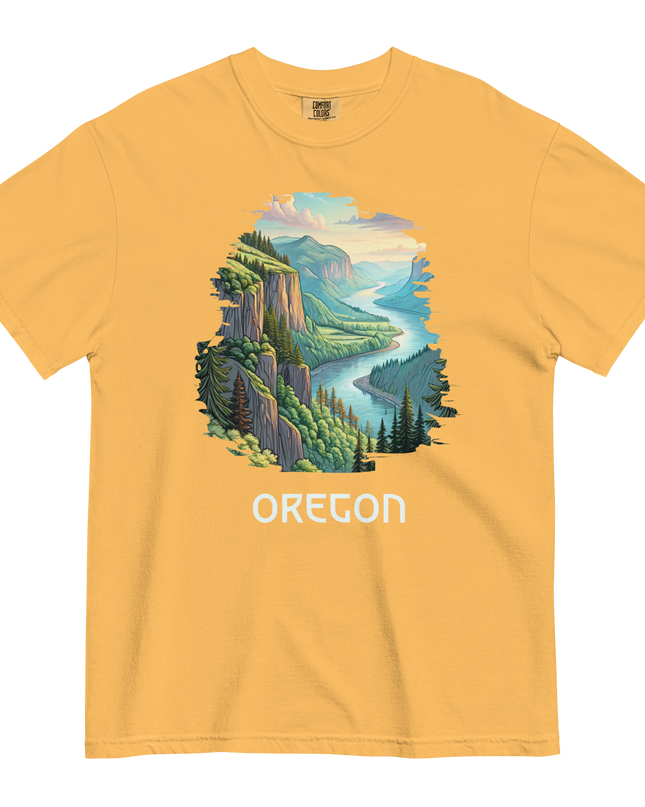OREGON GORGE - COMFORT COLORS - Unisex garment-dyed heavyweight t-shirt