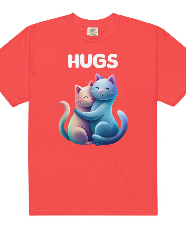 HUGS - CATS - Comfort Colors - Unisex garment-dyed heavyweight t-shirt