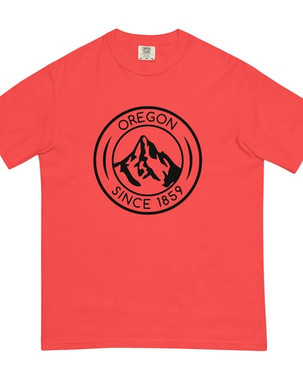 OREGON SINCE 1859 - BLACK - Comfort Colors - Unisex garment-dyed heavyweight t-shirt