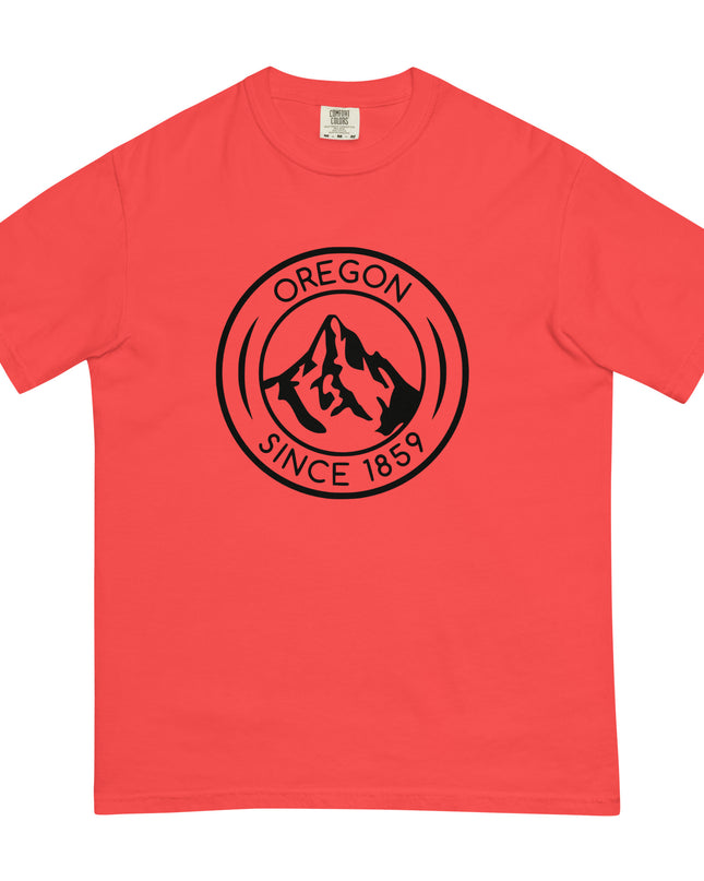 OREGON SINCE 1859 - BLACK - Comfort Colors - Unisex garment-dyed heavyweight t-shirt