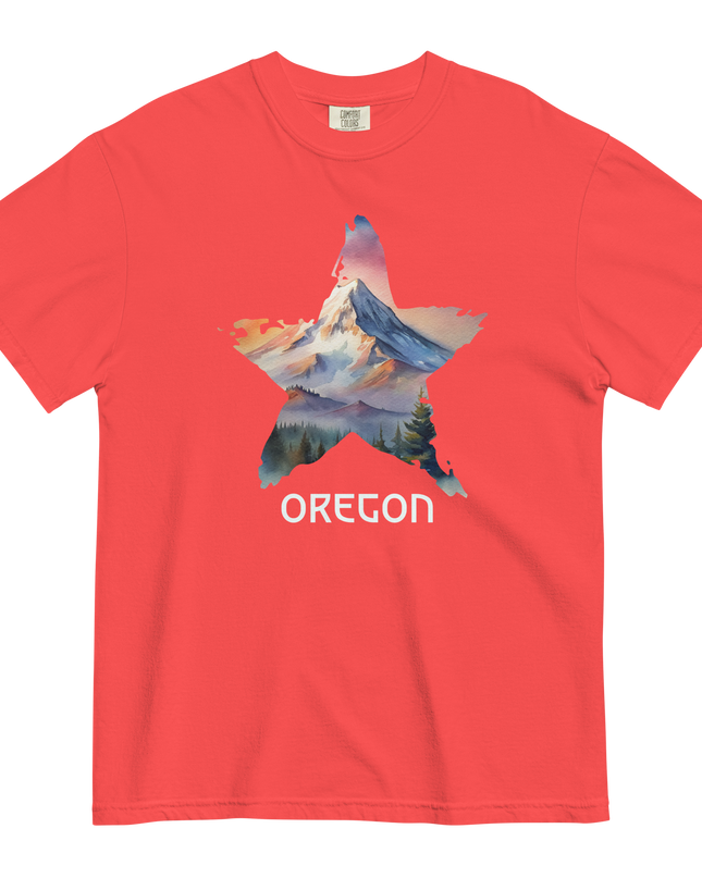 OREGON STAR - COMFOR COLORS - Unisex garment-dyed heavyweight t-shirt