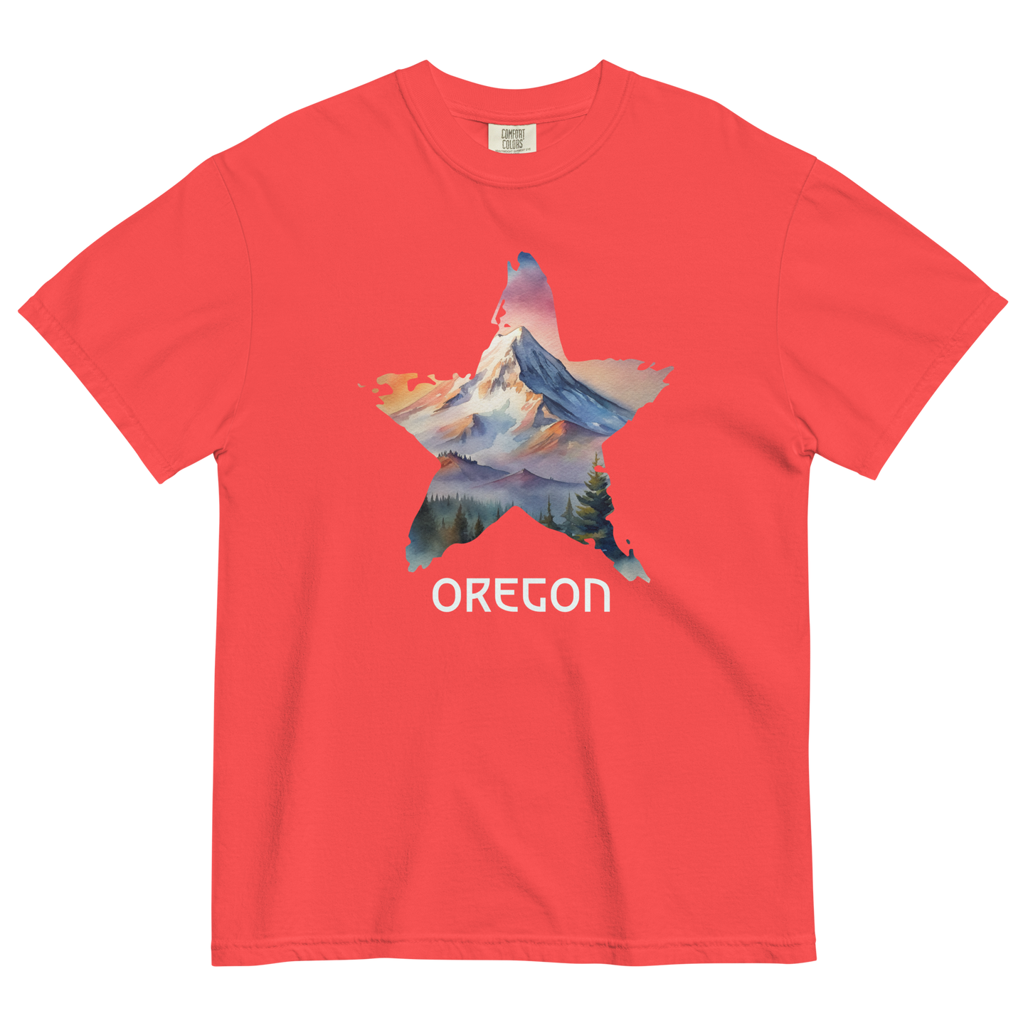 OREGON STAR - COMFOR COLORS - Unisex garment-dyed heavyweight t-shirt