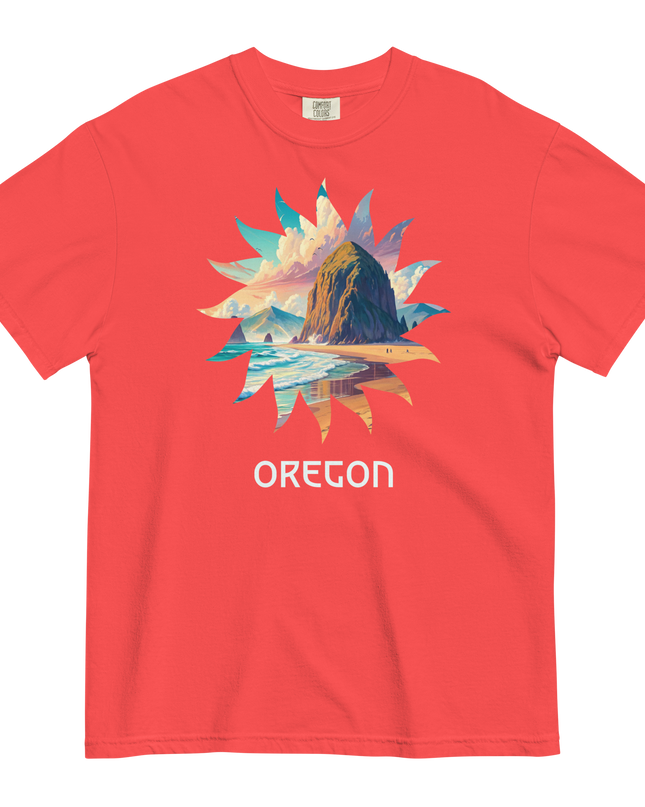 OREGON BEACHES - COMFORT COLORS - Unisex garment-dyed heavyweight t-shirt