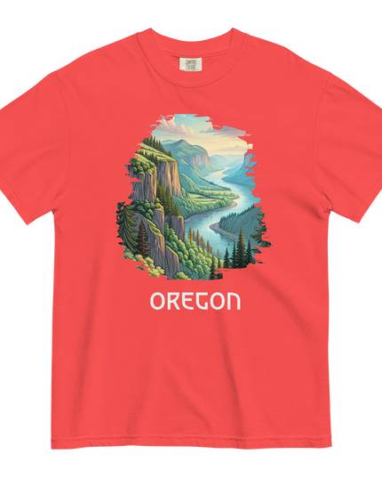 OREGON GORGE - COMFORT COLORS - Unisex garment-dyed heavyweight t-shirt