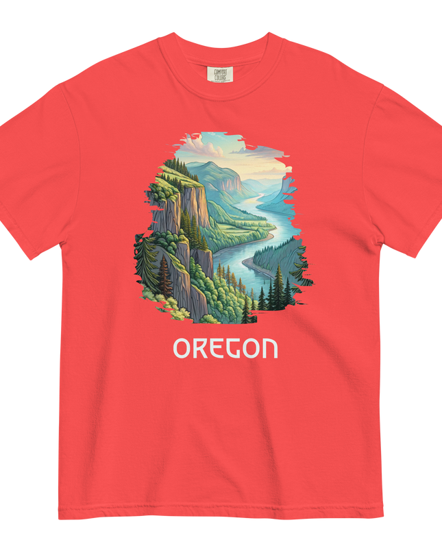 OREGON GORGE - COMFORT COLORS - Unisex garment-dyed heavyweight t-shirt