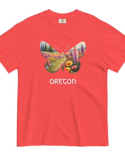 OREGON WILD FLOWERS - COMFORT COLORS - Unisex garment-dyed heavyweight t-shirt